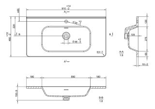 Подвесная тумба под раковину Brevita Verde 90 УТ000026839 зеленый